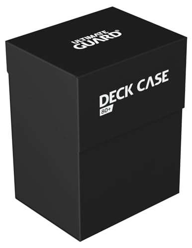Ultimate Guard UGD010249 Deck Case 80+ Standardgröße Kartenbox, Schwarz von Ultimate Guard