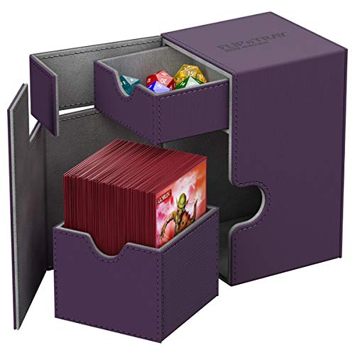 Ultimate Guard UGD010403 Flip´n´Tray Deck Case 100+ Standardgröße XenoSkin Kartenbox, Violett von Ultimate Guard