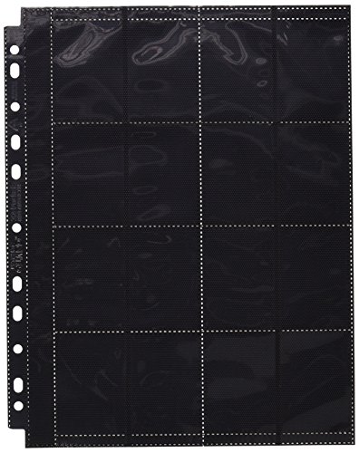 Ultimate Guard UGD010493-32-Pocket Pages Mini American, schwarz (10), von Ultimate Guard