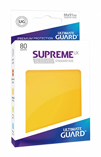 Ultimate Guard Supreme UX Sleeves Standardgröße Gelb (80) von Ultimate Guard