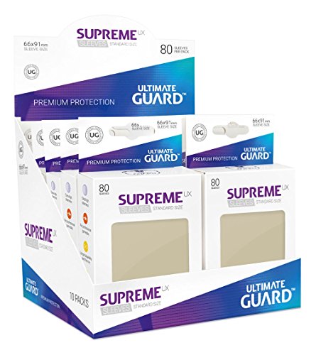 Ultimate Guard UGD010548 Kartenhüllen, Sand, Standard Size von Ultimate Guard