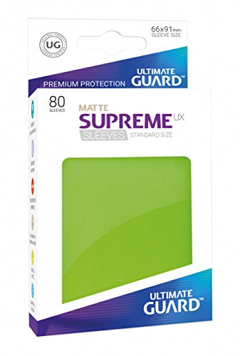 Ultimate Guard UGD010553 Kartenhüllen, Matt Hellgrün von Ultimate Guard