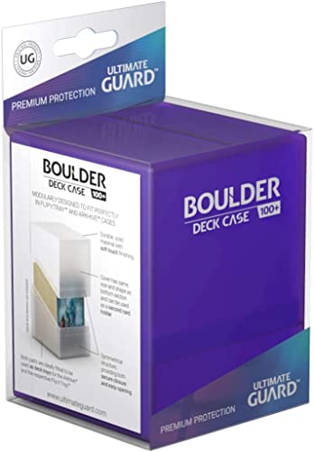 Ultimate Guard UGD010695 Boulder Deck Case 100+ Standardgröße Kartenbox, Amethyst von Ultimate Guard