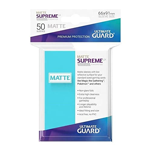 Ultimate Guard UGD010796 Supreme UX Sleeves, Aquamarin, Standardgröße von Ultimate Guard