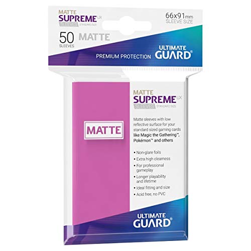 Ultimate Guard UGD010822 Kartenhüllen, Matt Rosa von Ultimate Guard