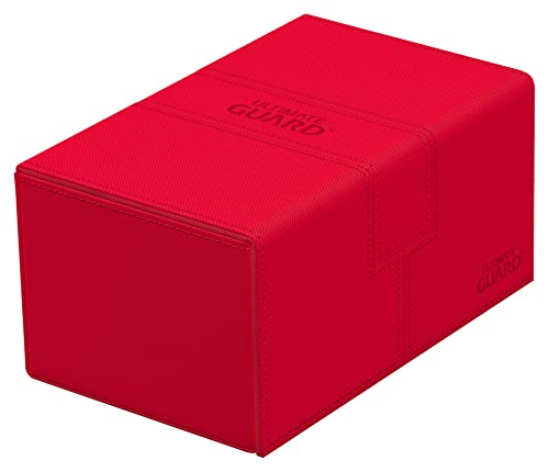 Ultimate Guard UGD011236 Twin Flip`n`Tray 160+ XenoSkin Monocolor Rot Kartenbox von Ultimate Guard