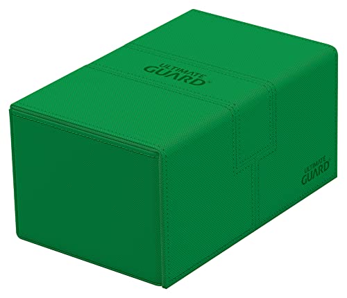 Ultimate Guard UGD011238 Twin Flip`n`Tray 160+ XenoSkin Monocolor Grün Kartenbox von Ultimate Guard