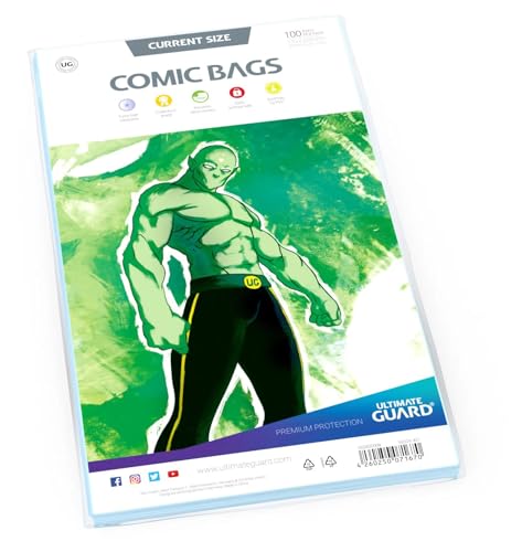 Ultimate Guard UGD020008 Comic Bags, Transparent von Ultimate Guard