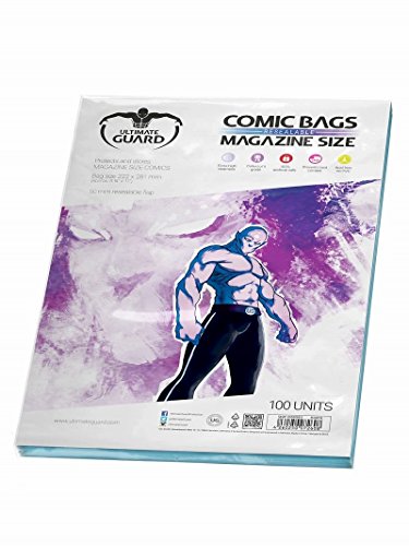 Ultimate Guard UGD020012 Comic Bags, Transparent von Ultimate Guard