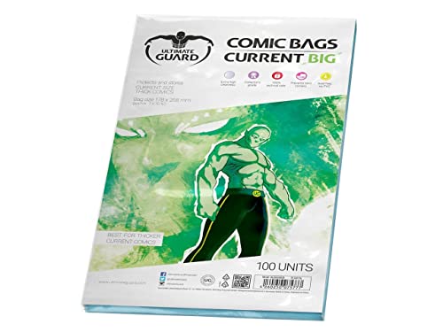 Ultimate Guard UGD020020 Comic Bags, Transparent von Ultimate Guard