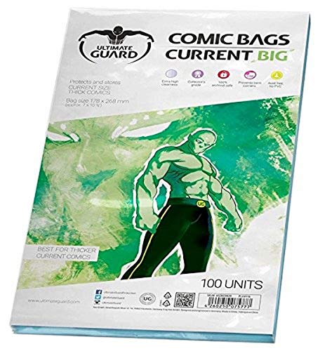 Ultimate Guard UGD020020 Comic Bags, Transparent von Ultimate Guard
