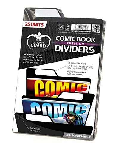 Ultimate Guard UGD020022 - Premium Comic Buch Dividers 25, schwarz von Ultimate Guard