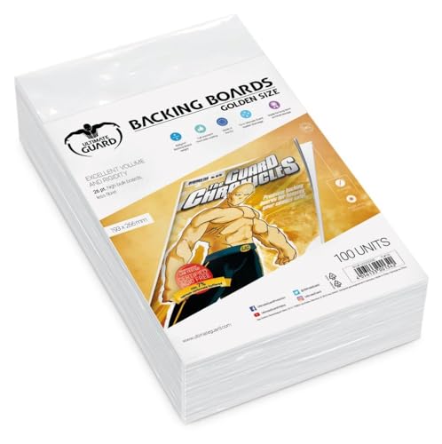 Ultimate Guard UGD020030 - Comic Backing Boards Golden Size 100, weiß von Ultimate Guard