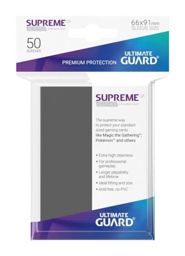 Ultimate Guard Supreme UX Sleeves Standardgröße Dunkelgrau (50) UGD10788 von Ultimate Guard