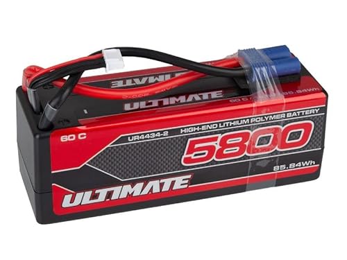 Ultimate RC LiPo Akku HV 14.8V 4S 5800mAh 60C EC5 Stecker Ultimate RC LiPo Akku HV 14.8V 4S 5800mAh 60C EC5 Stecker von Ultimate Racing