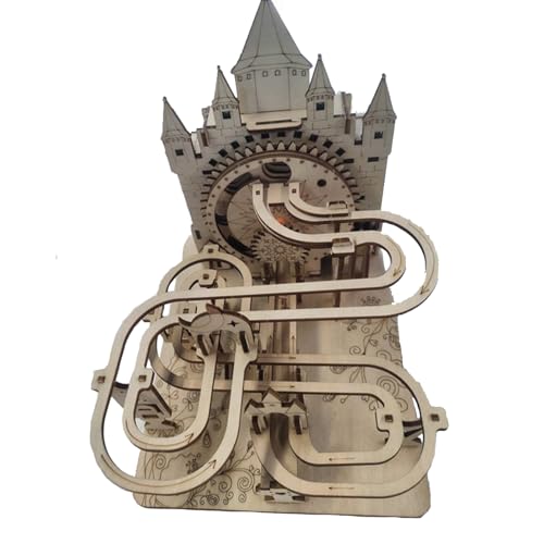 3D Puzzle Holz Murmelbahn Trackball Modell Bausatz für Erwachsene (Klassische Ausgabe) von Ultino