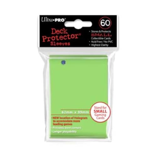 60 Ultra Pro Deck Protector Sleeves Lime Green Small Mini Size Neongrün - Kartenhüllen 60 Ultra Pro Deck Protector Sleeves Lime Green Small Mini Size Neongrün - Kartenhüllen von Ultra Pro