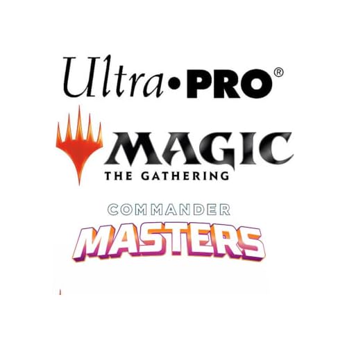 Ultra PRO - Commander Masters White Stitched Card Playmat for Magic: The Gathering ft. Pop Art Collage, Schützen Sie Ihre Spiele und Sammelkarten während des Spiels, Verwendung als übergroßes Mauspad, von Ultra Pro
