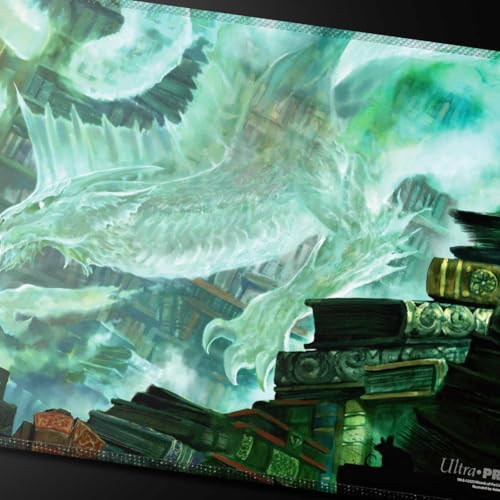 Ultra PRO Commander Series #5 – Dreifarbiger Keilabsatz – Miirym genähte Spielmatte für Magic: The Gathering | Verwendung als Mauspad, Schreibtischunterlage, schützt MTG-Karten während des Spiels von Ultra Pro