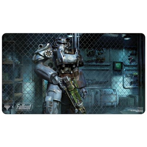 Ultra PRO - Fallout Playmat - Puresteel Paladin - for Magic: The Gathering, Limited Edition Collectible Trading Tabletop Gaming Essentials Accessory Supplies von Ultra Pro