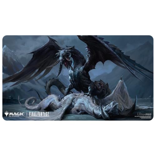 Ultra PRO - Final Fantasy x Universes Beyond Bahamut and Ifrit (Gift Bundle Packaging) Playmat for Magic: The Gathering | Card Game Playmat, Final Fantasy Collectibles, Desk Mat Mousepad von Ultra Pro