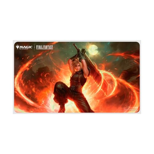 Ultra PRO - Final Fantasy x Universes Beyond Cloud, Midgar Mercenary (Commander) Playmat for Magic: The Gathering | Card Game Playmat, Final Fantasy Collectibles, Desk Mat Mousepad von Ultra Pro