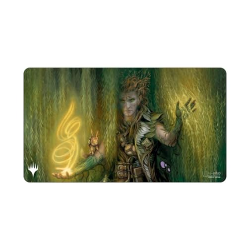 Ultra PRO - MTG Murders at Karlov Manor Playmat Kaust, Eyes of the Glade, Durable Tabletop Professional Card Game Desk Mat Accessories MTG Collector's Item von Ultra Pro