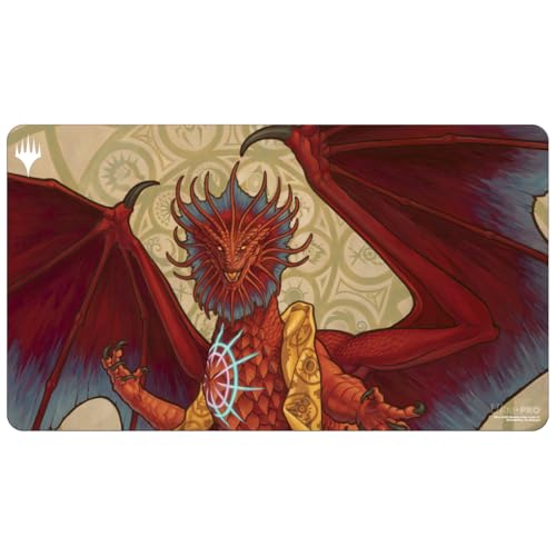 Ultra PRO - MTG Murders at Karlov Manor Playmat Niv-Mizzet, Guildpact, Durable Tabletop Professionelles Kartenspiel Schreibtischunterlage Zubehör MTG Sammlerstück von Ultra Pro