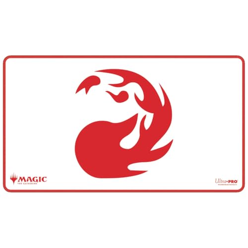 Ultra PRO - Mana 8 Stitched Edge Playmat - Mountain for Magic: The Gathering, Collector's Edition Durable Non-Slip MTG Protective Enhanced Gaming Surface Artwork Playmat von Ultra Pro