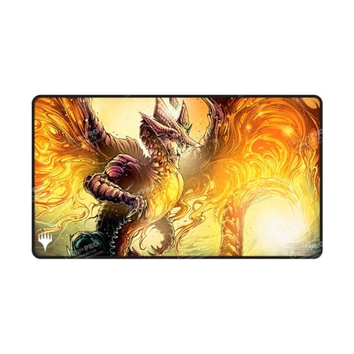 Ultra PRO - Tarkir Dragonstorm Betor, Kin to All Black Stitched Playmat for Magic: The Gathering | Gaming Table Mat, Card Game Accessory, TCG Playmat, Tabletop Gaming Mat, Collectible Card Game Mat von Ultra Pro