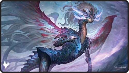 Ultra PRO - Tarkir Dragonstorm Black Stitched Playmat Jeskai for Magic: The Gathering von Ultra Pro