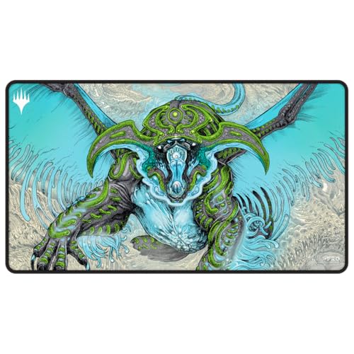 Ultra PRO - Tarkir Dragonstorm Ureni, The Song Unending Black Stitched Playmat for Magic: The Gathering | Gaming Table Mat, Card Game Accessory, TCG Playmat, Tabletop Gaming Mat von Ultra Pro