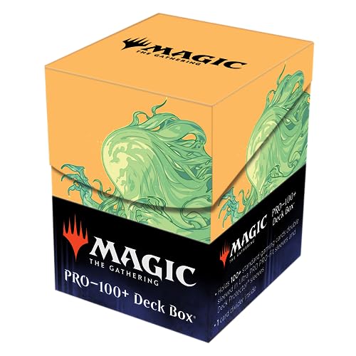 Ultra Pro - 100+ Kartendeck-Box für Magic: The Gathering Commander Masters - Omnath, Locus of Mana Artwork - Bewahren Sie bis zu 100 Karten mit Doppelhüllen sicher auf, schützen und speichern Sie von Ultra Pro