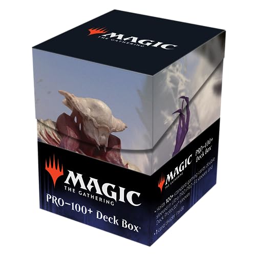 Ultra Pro - 100+ Kartendeck-Box für Magic: The Gathering Commander Masters - Zhulodok, Void Gorger Artwork - Speichern Sie bis zu 100 Karten mit Doppelhüllen, schützen und speichern Sie Sammelkarten von Ultra Pro