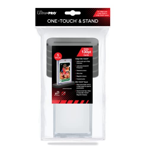 Ultra PRO - 130PT UV ONE-Touch & Ständer im 5er-Pack - Großartiger Ständer für Sammel- oder Sportkarten, mit dem Sie Ihren One Touch vor Freunden und Familie präsentieren können Ultra PRO - 130PT UV ONE-Touch & Ständer im 5er-Pack - Großartiger Ständer für Sammel- oder Sportkarten, mit dem Sie Ihren One Touch vor Freunden und Familie präsentieren können von Ultra Pro