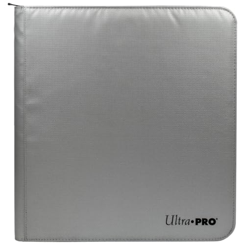 UP - 12-Pocket Zippered PRO-Binder - Silver von Ultra Pro