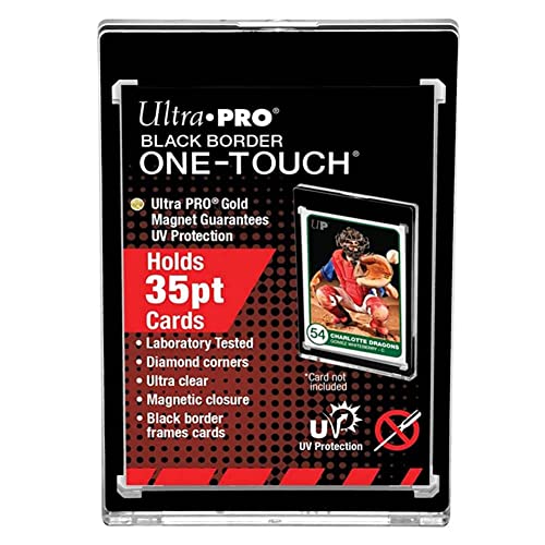 Ultra Pro - 35PT Black Border UV One-Touch Magnetic Holder - 5 Pack von Ultra Pro