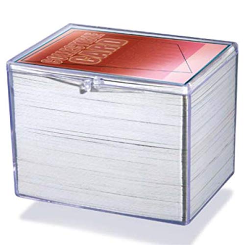 Ultra Pro 43004 150-count Hinged Plastic Per Case Kunststoffkoffer mit 150 (100 Stück pro Packung), Einfarbig, Mehrfarbig, Einheitsgröße von Ultra Pro