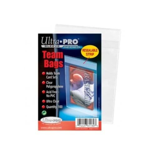 Ultra Pro 81130 Card Sleeves Team Bags Wiederverschließbares Kartenspiel von Ultra Pro