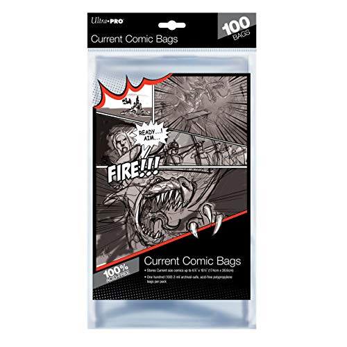 Ultra Pro 81975 - Comic Bags - Current Size 100 Hüllen von Ultra Pro
