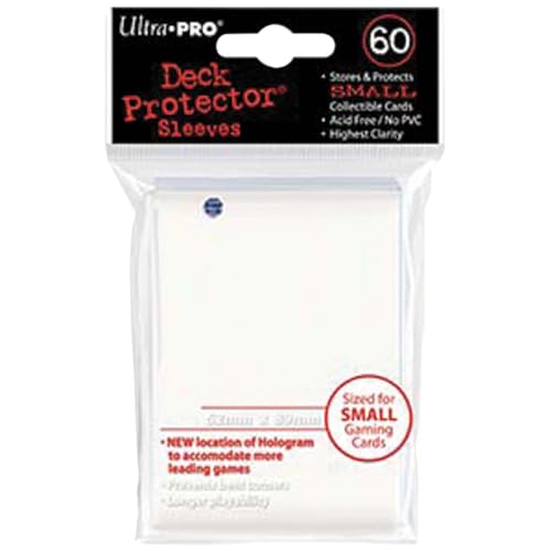 Ultra Pro 82963 - Deck Schutz Small Sleeves 60, weiß von Ultra Pro