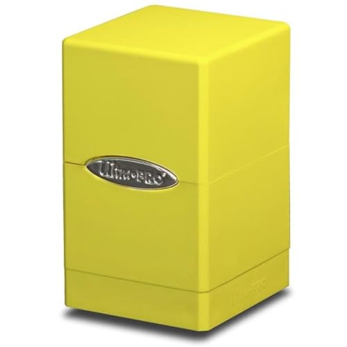 Ultra Pro 84182 - Satin Tower Deckbox, hellgelb von Ultra Pro