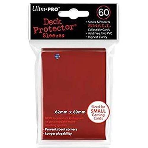 Ultra Pro 84263 Sleeves Pro-Matte D10 Card Game (Small, Red) Yu-Gi-Oh Zubehör, zzzz-s von Ultra Pro