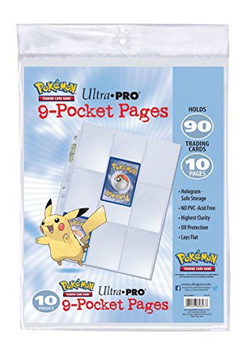 Ultra Pro Asmodee – 84847 – Pakete mit 10 Blättern für Pikachu-Ordner von Pokémon