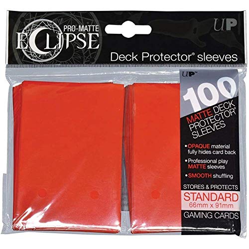 Ultra Pro upr85604 Eclipse Standard Pro Matt Karte Ärmeln, 100 Stück – Apple Rot von Ultra Pro