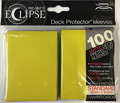 Ultra Pro 85608 Lemon Yellow Eclipse (100) Matte, Gelb von Ultrapro