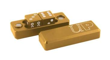 Ultra Pro D6 - 2 Dice Set Gravity Dice - Gold Ultra Pro D6 - 2 Dice Set Gravity Dice - Gold von Ultra Pro