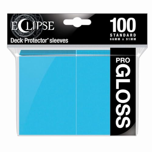 UP - Standard Sleeves - Gloss Eclipse - Sky Blue (100 Sleeves) von Ultra Pro