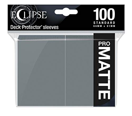 Ultra Pro E-15623 Eclipse Standardhüllen, matt, 100 Stück, Rauchgrau von Ultra Pro
