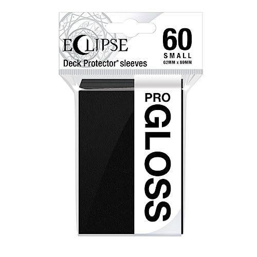 Ultra Pro E-15625 Eclipse Glänzende kleine Hülsen, 60 Stück, Tiefschwarz von Ultra Pro